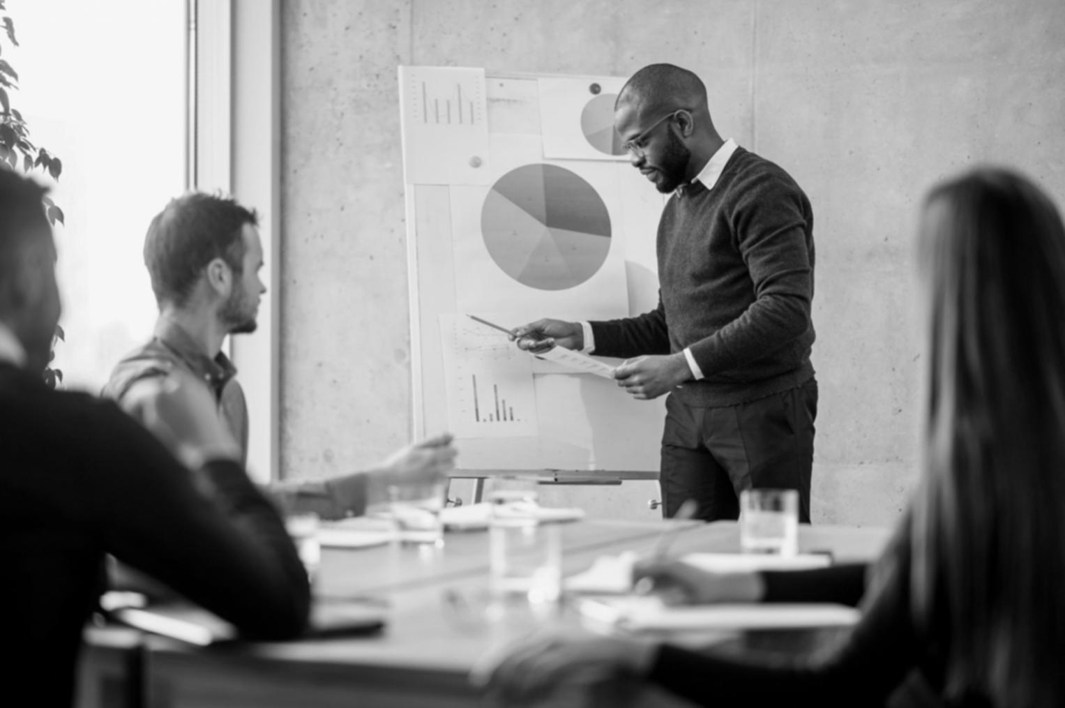 Graphique de progression financière